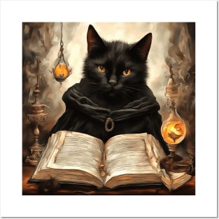 The Curious Black Cat Book of Magic Posters and Art